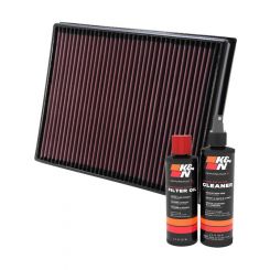 K&N Air Filter 33-2983 + Recharge Kit