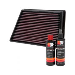 K&N Air Filter 33-2991 + Recharge Kit
