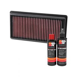 K&N Air Filter 33-3006 + Recharge Kit