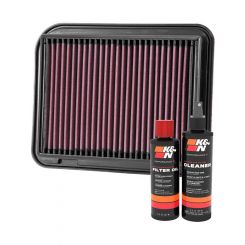 K&N Air Filter 33-3015 + Recharge Kit