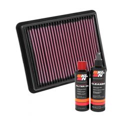 K&N Air Filter 33-3024 + Recharge Kit