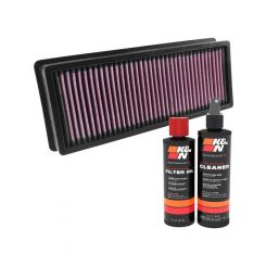 K&N Air Filter 33-3028 + Recharge Kit