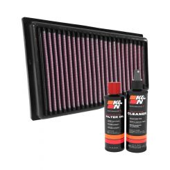 K&N Air Filter 33-3031 + Recharge Kit
