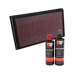 K&N Air Filter 33-3036 + Recharge Kit