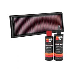 K&N Air Filter 33-3039 + Recharge Kit