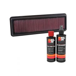 K&N Air Filter 33-3042 + Recharge Kit