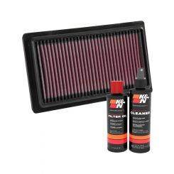 K&N Air Filter 33-3052 + Recharge Kit