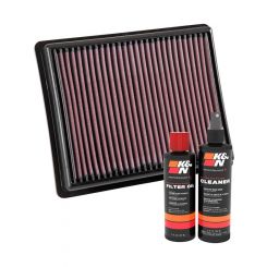 K&N Air Filter 33-3054 + Recharge Kit
