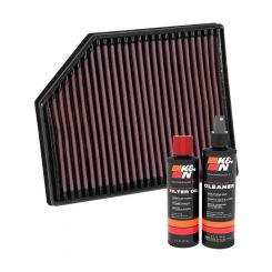 K&N Air Filter 33-3065 + Recharge Kit