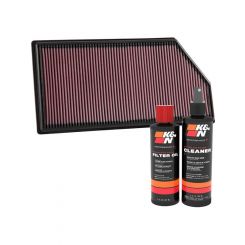 K&N Air Filter 33-3068 + Recharge Kit