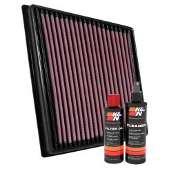 K&N Air Filter 33-3074 + Recharge Kit