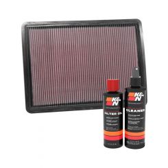 K&N Air Filter 33-3077 + Recharge Kit