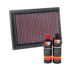 K&N Air Filter 33-3084 + Recharge Kit