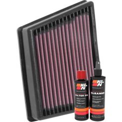 K&N Air Filter 33-3117 + Recharge Kit