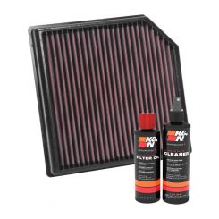 K&N Air Filter 33-3127 + Recharge Kit