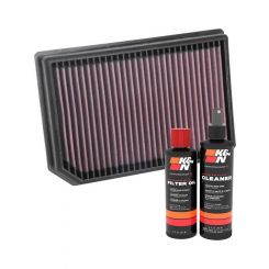 K&N Air Filter 33-3133 + Recharge Kit