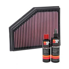 K&N Air Filter 33-3134 + Recharge Kit