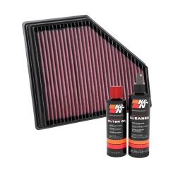 K&N Air Filter 33-3136 + Recharge Kit