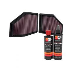 K&N Air Filter 33-3155 + Recharge Kit