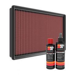 K&N Air Filter 33-3173 + Recharge Kit