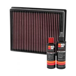 K&N Air Filter 33-5000 + Recharge Kit