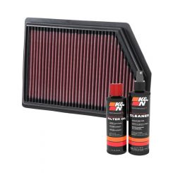 K&N Air Filter 33-5009 + Recharge Kit