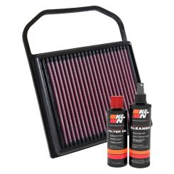 K&N Air Filter 33-5032 + Recharge Kit