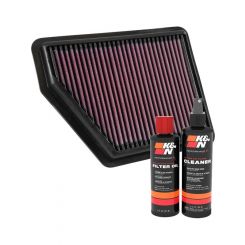 K&N Air Filter 33-5045 + Recharge Kit