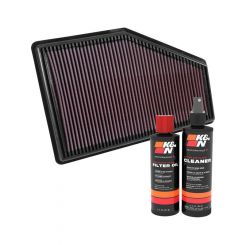 K&N Air Filter 33-5049 + Recharge Kit