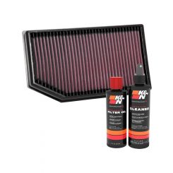 K&N Air Filter 33-5076 + Recharge Kit