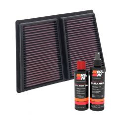 K&N Air Filter 33-5085 + Recharge Kit