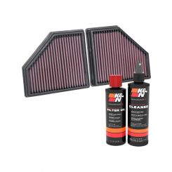 K&N Air Filter 33-5086 + Recharge Kit