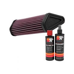 K&N Air Filter DU-1210 + Recharge Kit