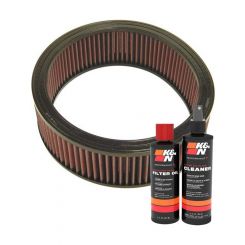 K&N Air Filter E-1250 + Recharge Kit