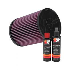 K&N Air Filter E-2986 + Recharge Kit