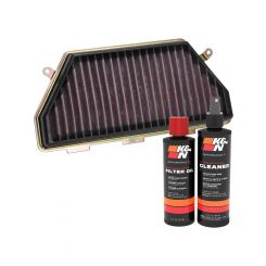 K&N Air Filter HA-1017R + Recharge Kit