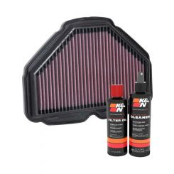 K&N Air Filter HA-1818 + Recharge Kit
