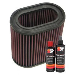 K&N Air Filter TB-2204 + Recharge Kit
