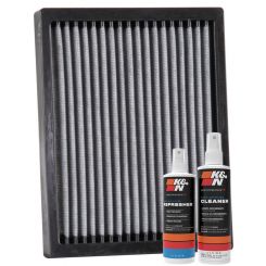 K&N Cabin Air Filter VF1017 + Recharge Kit