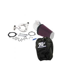 K&N Motorcycle Air Intake System 57-1125P + Filter Wrap