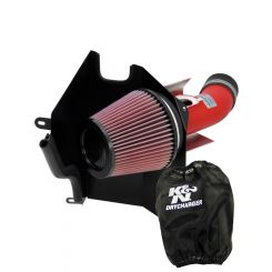 K&N Air Intake 69 Series Typhoon Kit 69-8001TWR + Filter Wrap