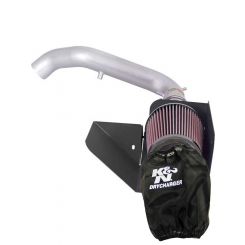 K&N Air Intake 69 Series Typhoon Kit 69-9000TS + Filter Wrap