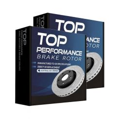 2 x Top Performance X Drilled Slotted Disc Brake Rotor 299mm TD133XSL TD133XSR
