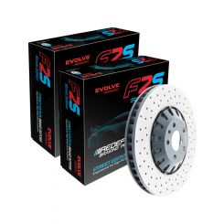 2 x Bremtec Evolve F2S Plus Disc Brake Rotor 298mm BDR40051REV BDR40050LEV