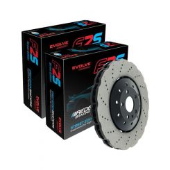 2 x Bremtec Evolve F2S Plus Disc Brake Rotor 390mm BDR8002LEV BDR8002REV