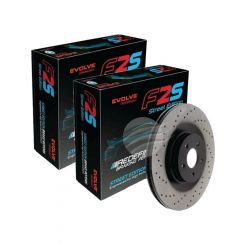 2 x Bremtec Evolve F2S Plus Disc Brake Rotor 350mm BDR90065REV BDR90065LEV