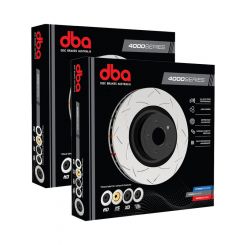 2 x DBA 4000 Slotted Disc Brake Rotor 372mm DBA42069OESR DBA42069OESL