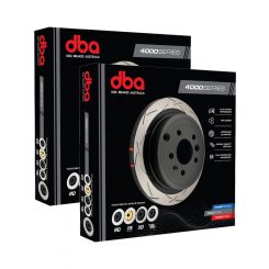 2 x DBA 4000 T3 Slotted Disc Brake Rotor 286mm DBA4041S
