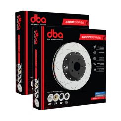 2 x DBA 5000 T3 Slotted Disc Brake Rotor Black 295mm DBA5010BLKS