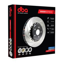 DBA 5000 Curved Disc Brake Rotor Right (Single) Black 378mm